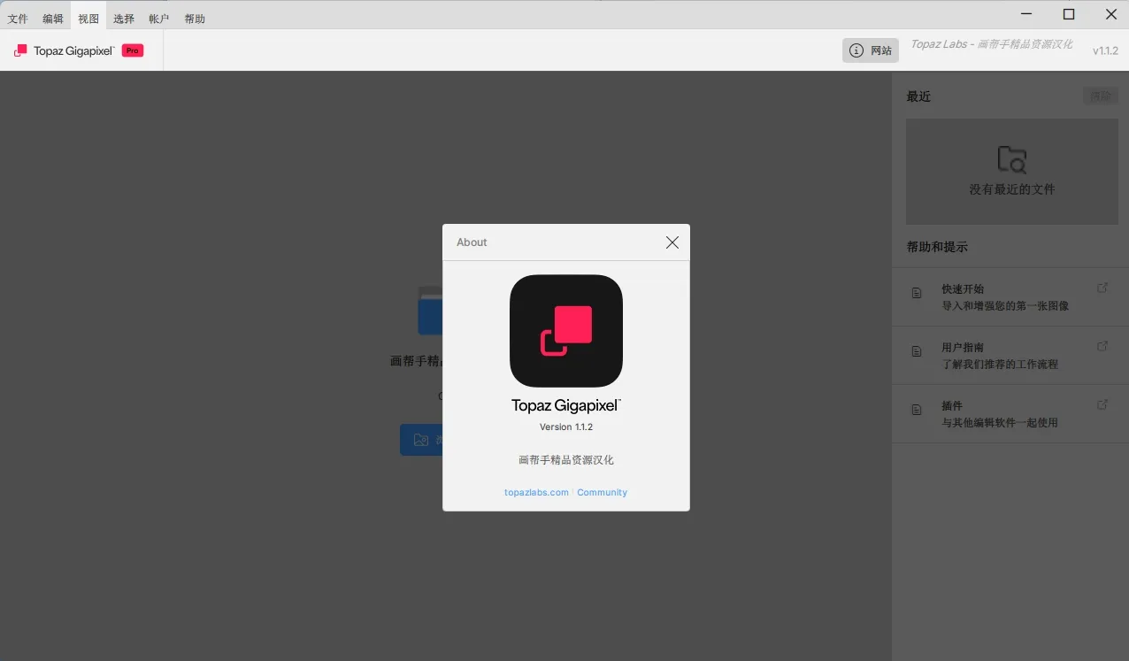 图片[1]-Topaz Gigapixel Pro v1.1.2汉化版安装教程及下载-东办绿软