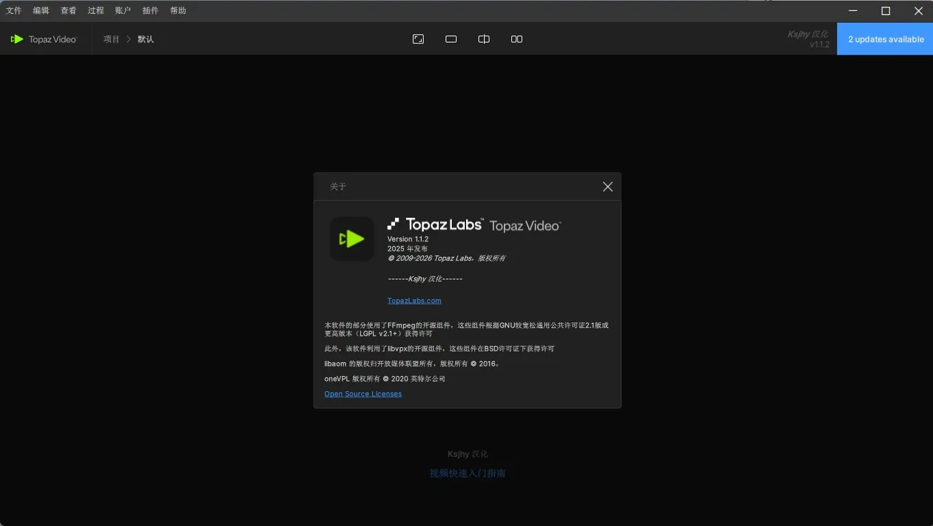 图片[1]-Topaz Video Pro v1.1.2汉化版安装教程及下载-东办绿软