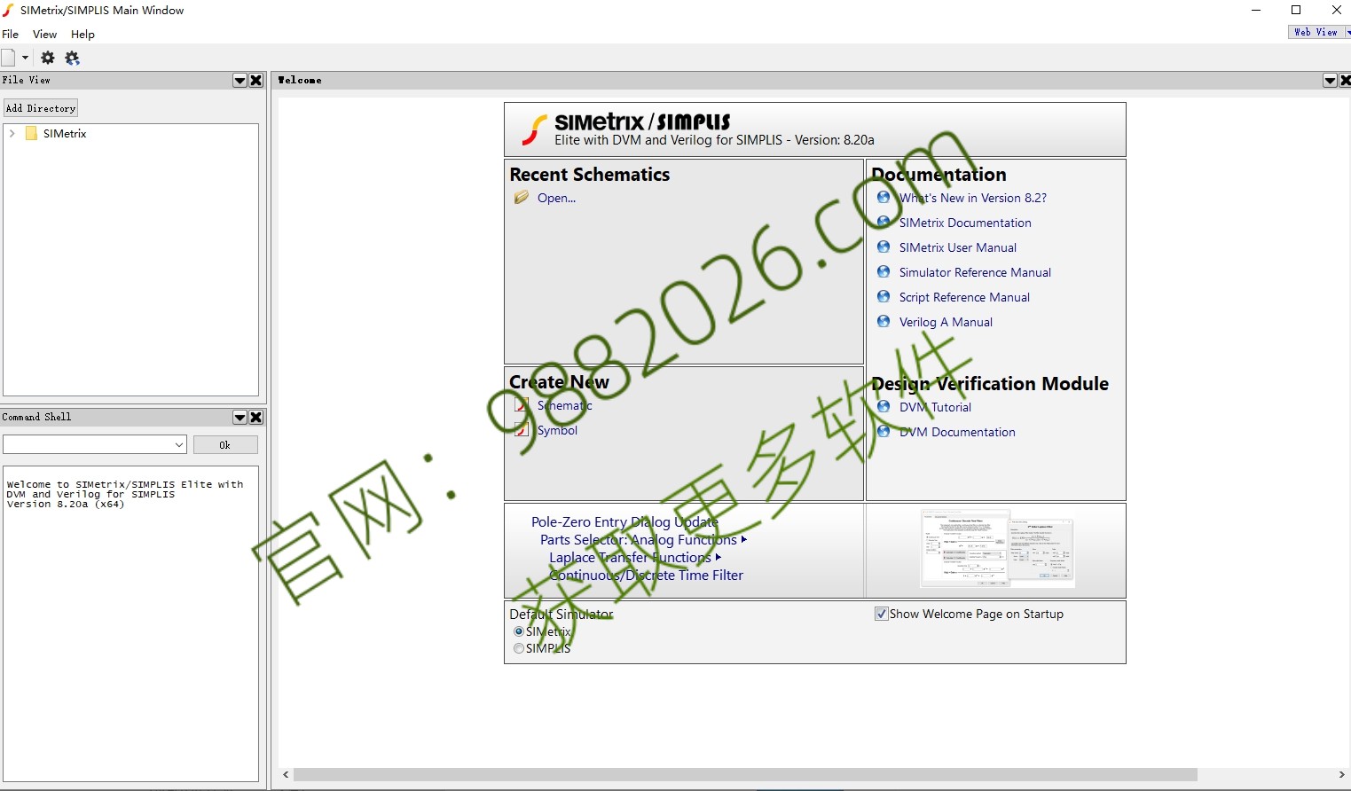 图片[1]-SIMetrix/Simplis 8.2电路高性能仿真工具安装教程-东办绿软
