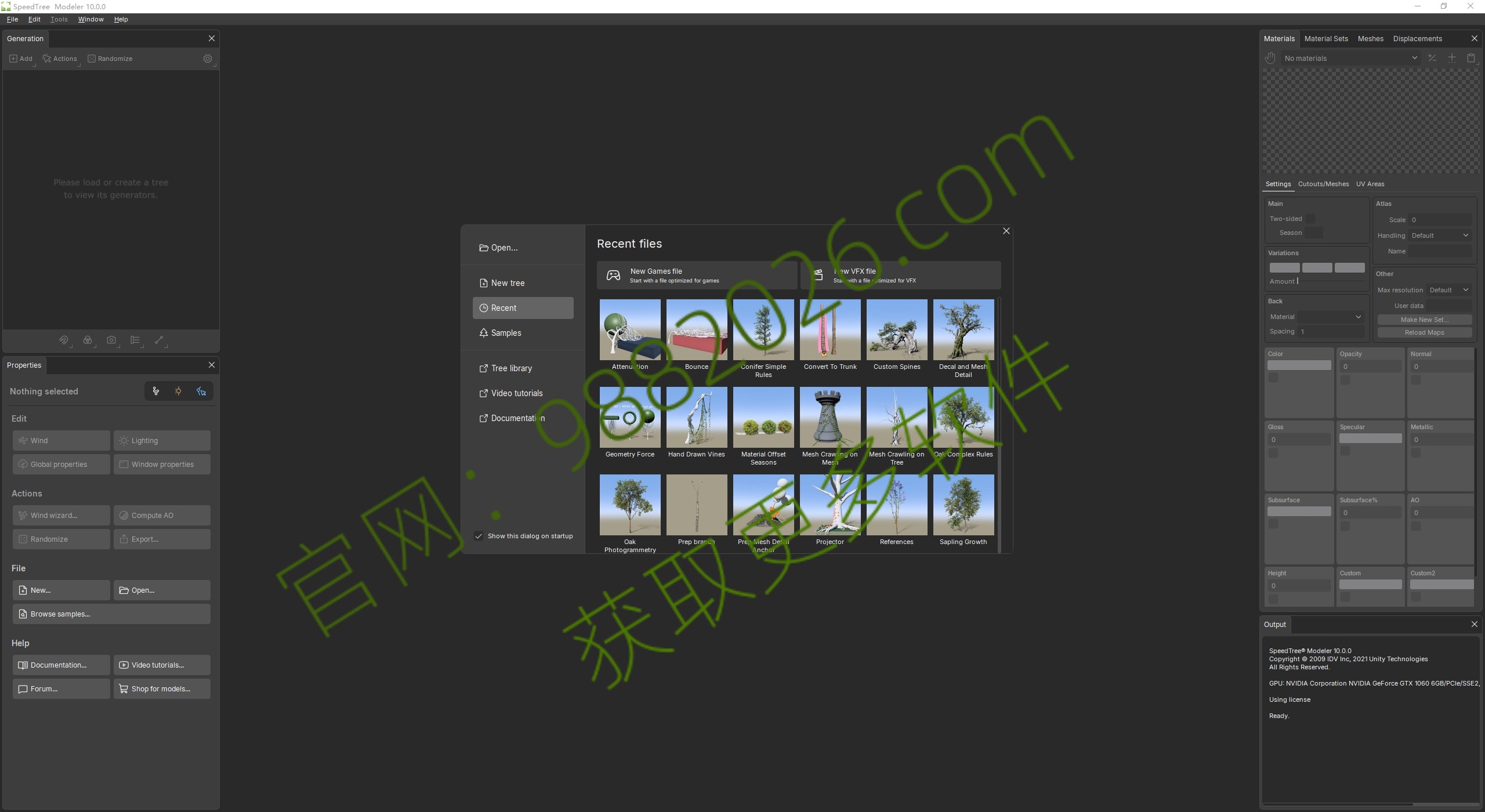 图片[1]-SpeedTree Modeler 10.0.0完整版下载与安装教程-东办绿软