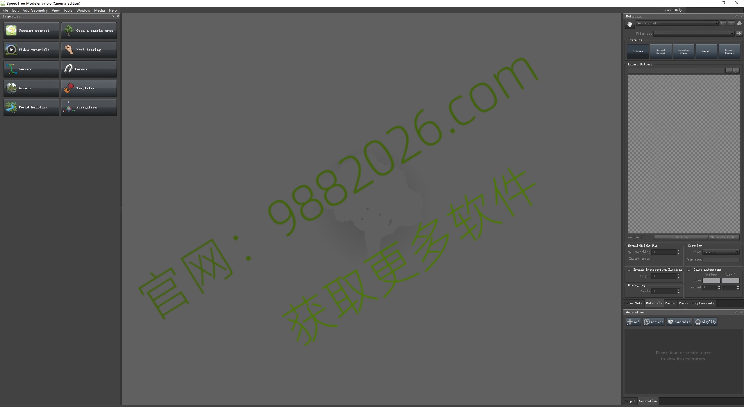 图片[1]-Speedtree Cinema 7.0英文版下载与安装教程-东办绿软