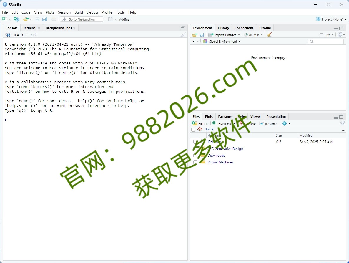 图片[1]-RStudio 2023安装教程-东办绿软